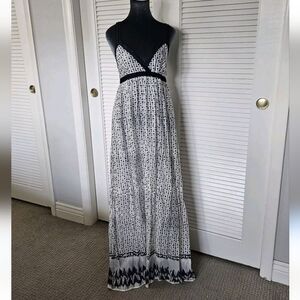 Stile Benetton Halter Style Printed Maxi Dress Size S